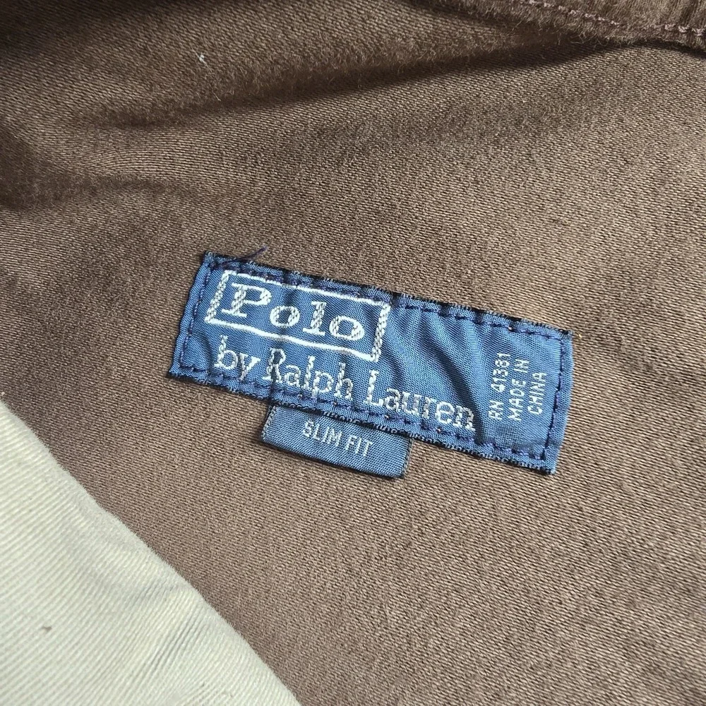 Vintage Polo Ralph Lauren Pants Mens 36x32 (29) Brown Soft Slim Fit 5 Pocket